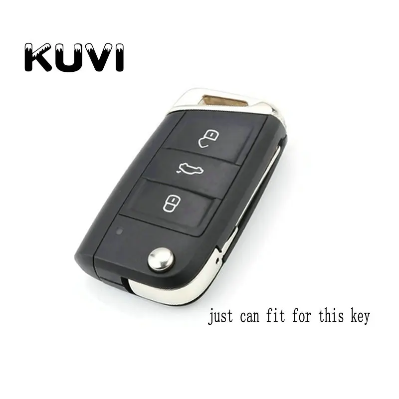 Чехол из ТПУ и замши для автомобильных ключей чехол Volkswagen VW Golf 7 MK7 Tiguan mk2 Skoda Octavia A7