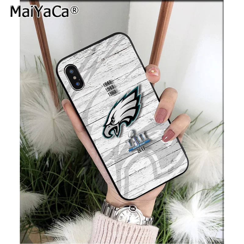 A5 MaiYaCa Philadelphia Eagles высококачественный чехол для телефона iPhone 5 5Sx 6 7 7plus 8 8Plus X XS MAX XR - Цвет: A5