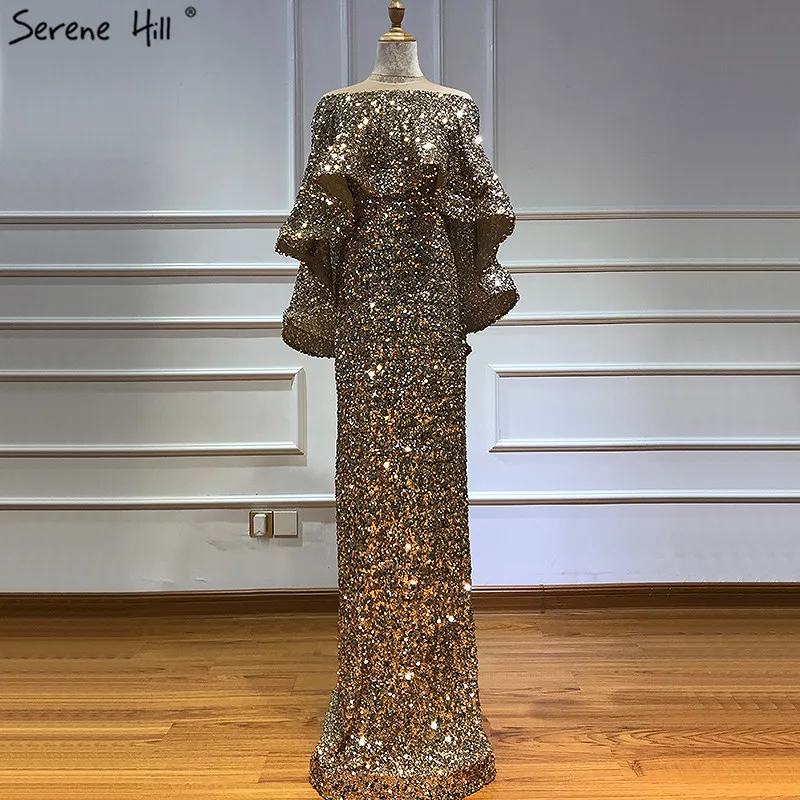 Silver Full Beading Backless Luxury Evening Dresses 2019 Sleeveless Tassel Mermaid Sexy Gowns Real Photo LA60919 | Свадьбы и