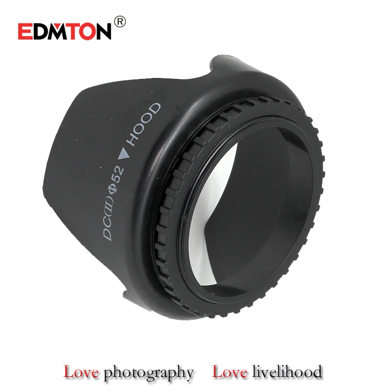 Бленда Объектива DSLR 52 мм крышка с лепестком для Canon EF 50 f/1 8 II Объектив nikon 18 55 мм|lens