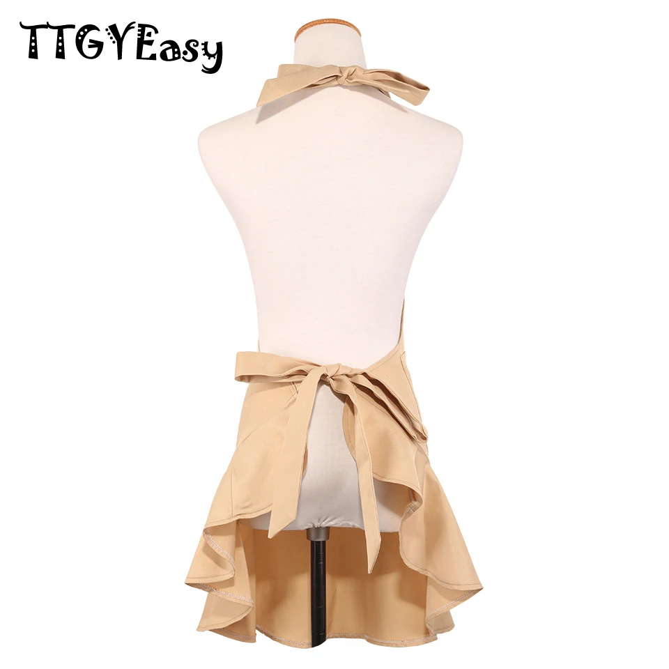 Новинка 2018 фартуки нагрудник женские сексуальный кухонный ресторанный фартук