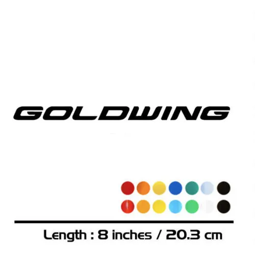 

2 X New Sales motorcycle bike Fuel tank Wheels Fairing notebook Luggage helmet MOTO Sticker decals For HONDA GOLDWING