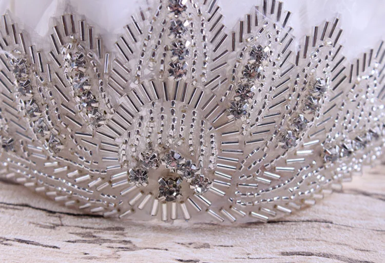 Boutique Baby Girl Headwear Princess Feather Crown Headband Bohemian Pad Rhinestone | Мать и ребенок