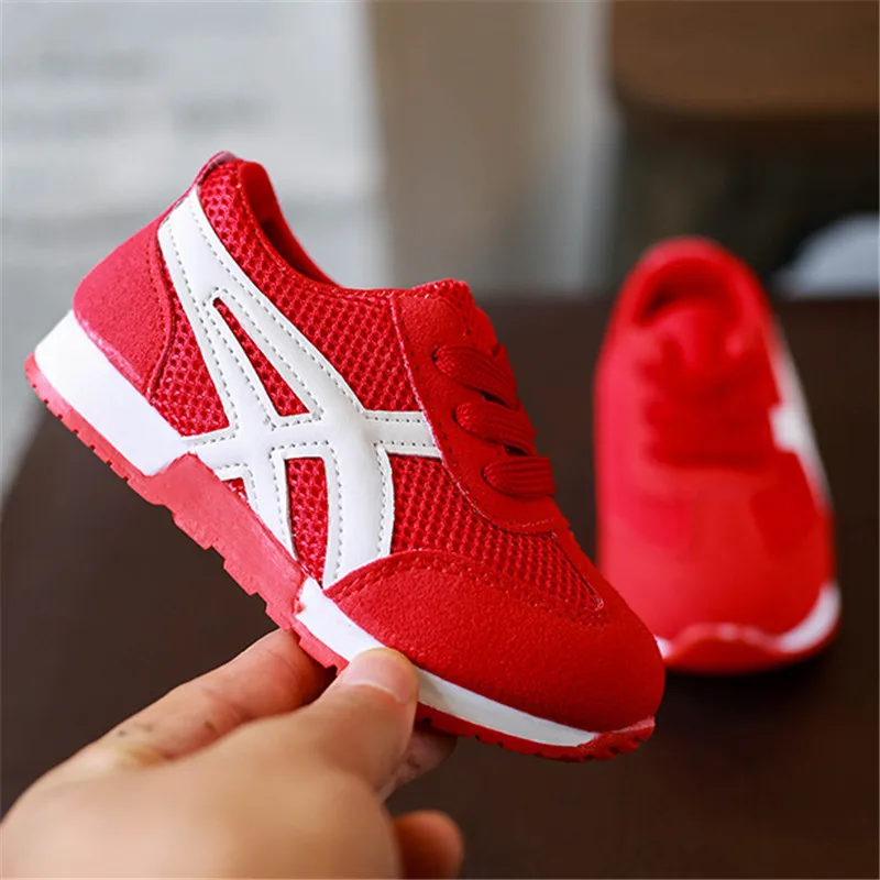 2018 Children Shoes Girls Boys Sport Antislip Soft Bottom Kids Baby Sneaker Casual Flat Sneakers Mesh Loafers | Детская одежда и