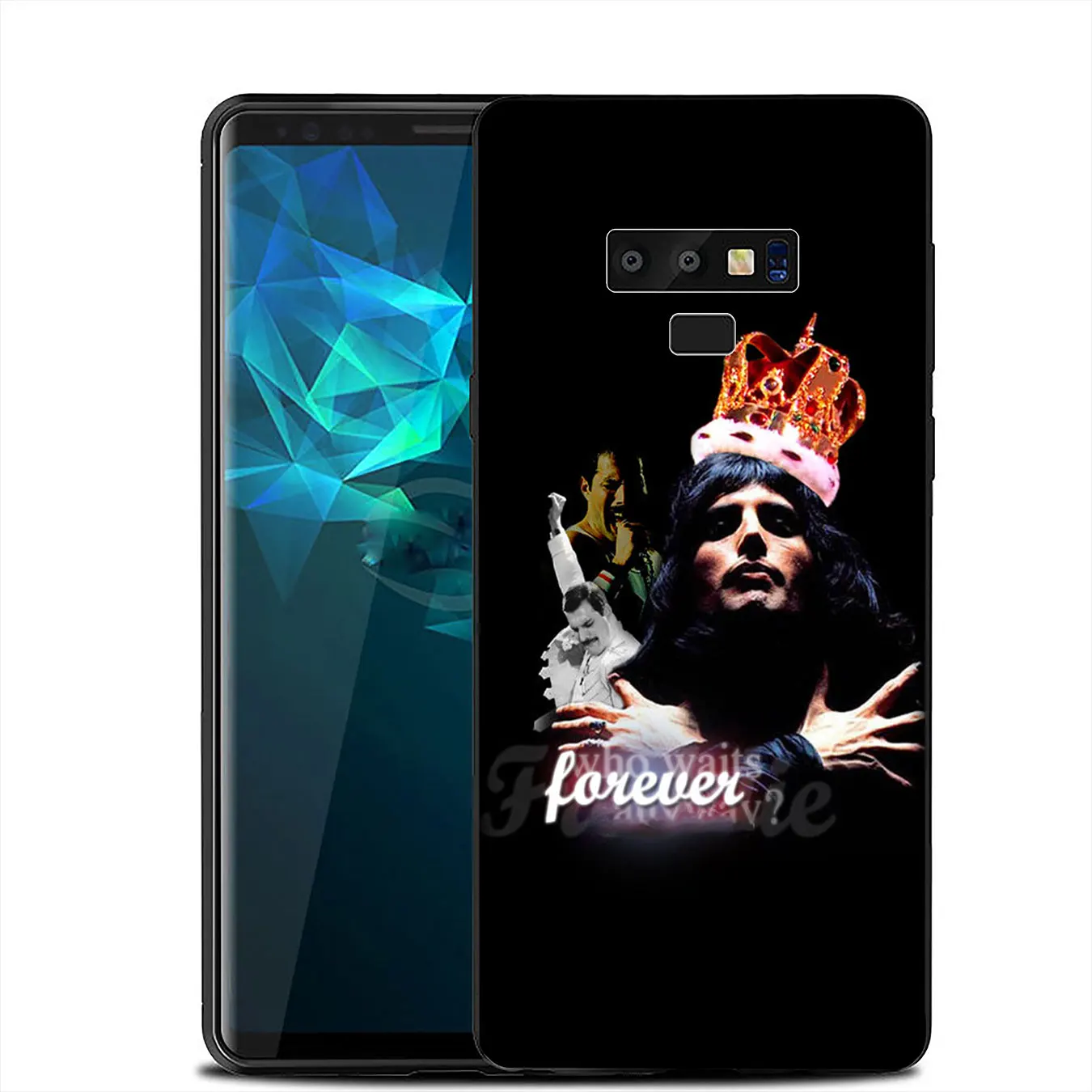 IYICAO Queen Freddie Mercury Soft Silicone Cover Case for Samsung Galaxy A6 A9 A8 A7 2018 A3 A5 2016 2017 Note 9 8 10 Plus Lite |