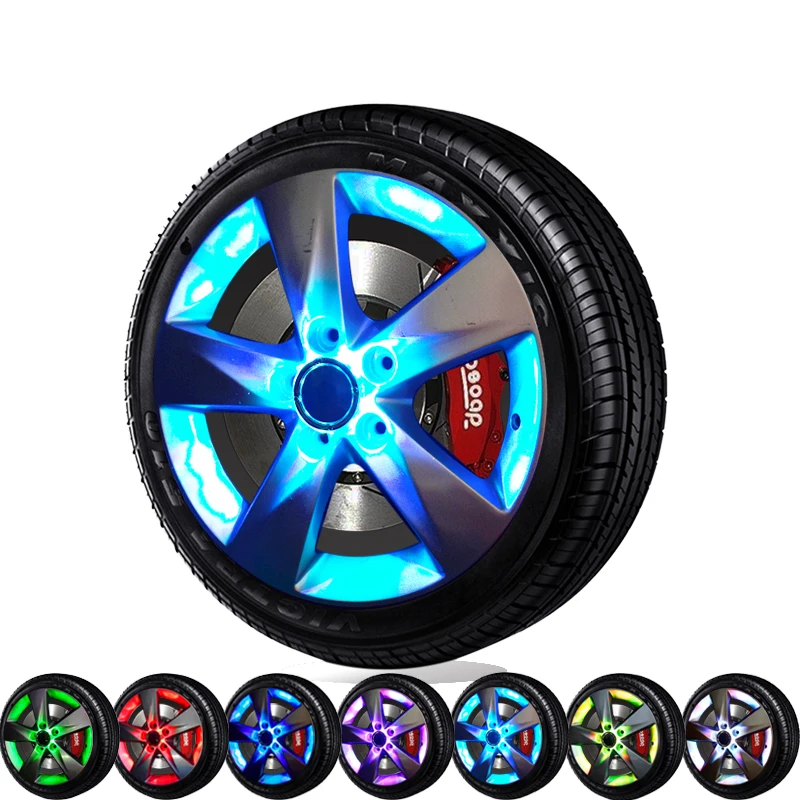 8 светодиодный S конфеты Цвета вспышка солнечный светильник RGB стайлинга