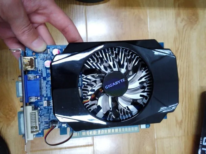 Видеокарта GIGABYTE GT 630 2 Гб для nVIDIA Geforce GT630 D3 HDMI Dvi б/у VGA|graphic card|vga cardvideo card |