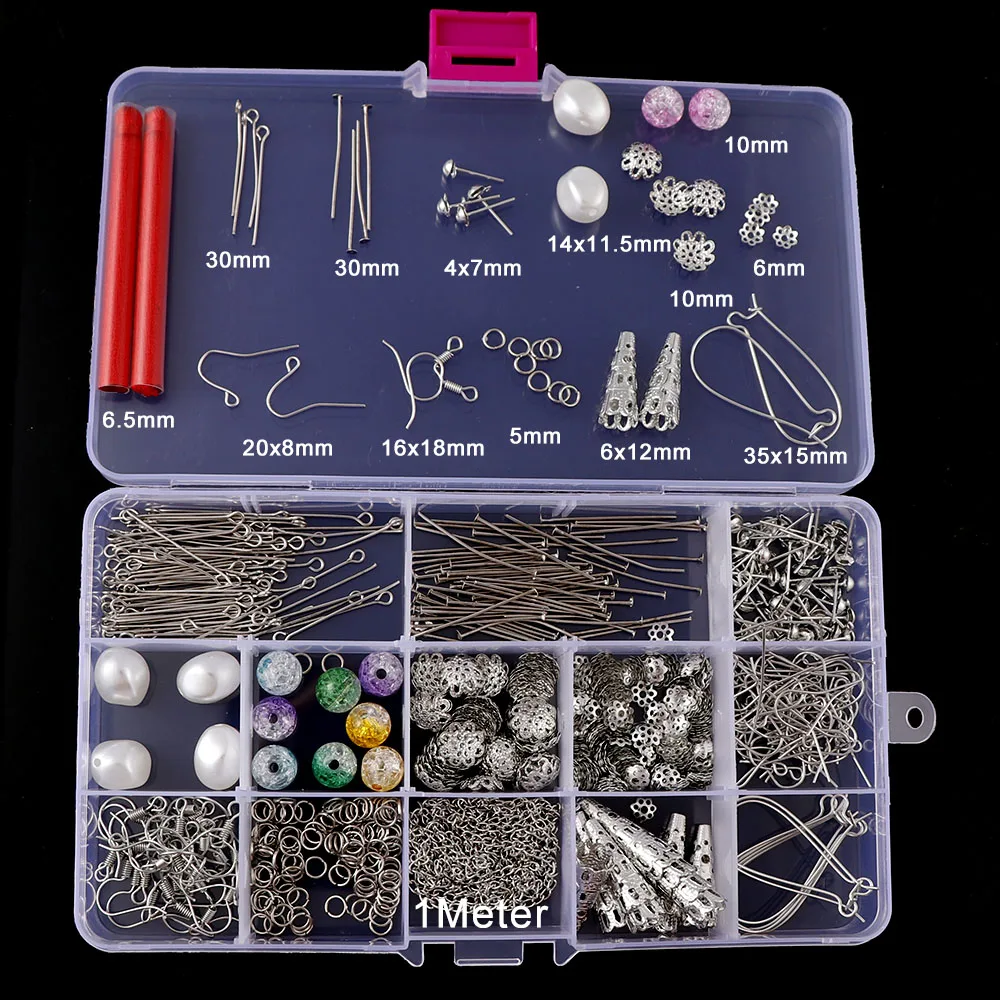 Аксессуары для самостоятельного изготовления сережек бусины чашка крючок