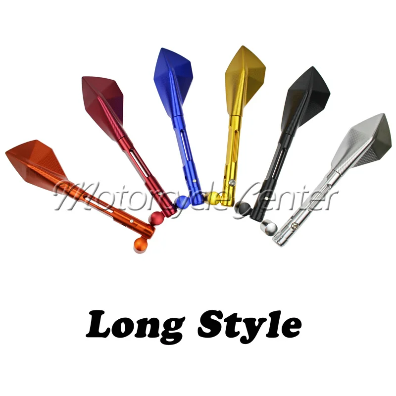 Универсальное длинное короткое алюминиевое боковое зеркало заднего вида для