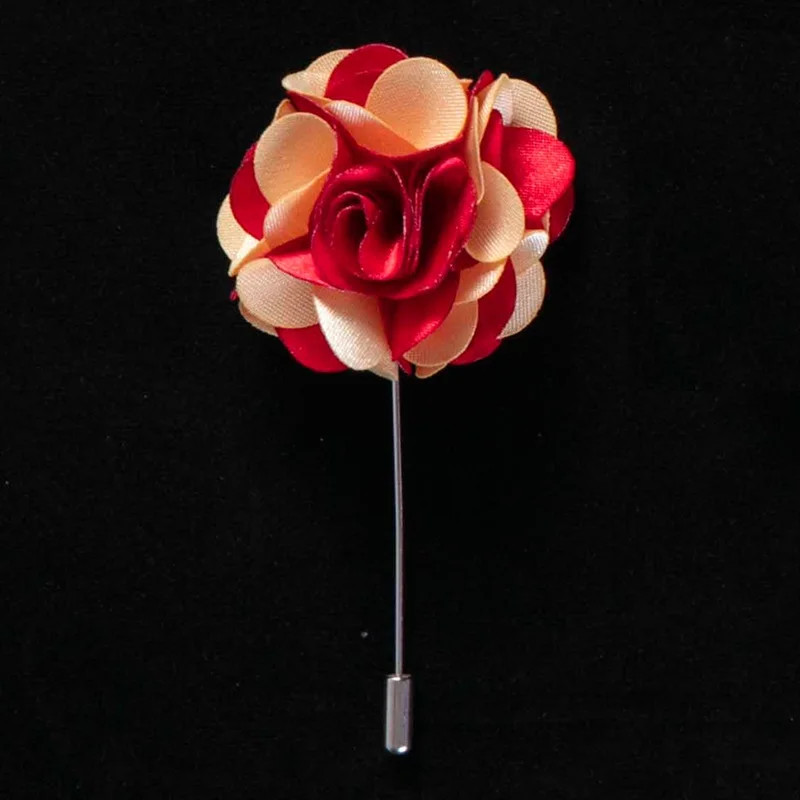 No.11 lapel pin Тканевая булавка на лацкане, ручная работа, два цвета, смешанная ткань, для мужчин и женщин, для костюма, игла, брошь, 15 цветов, модная, многофункциональная брошь на булавке - Окраска металла: No.11 lapel pin