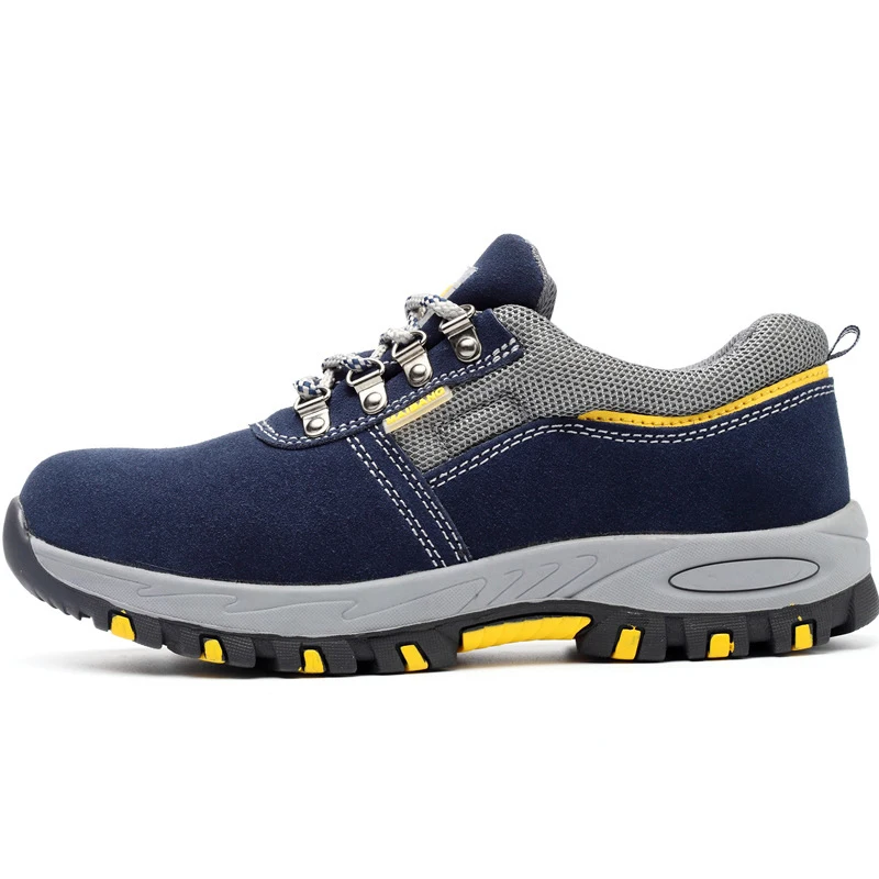 Fashion Safety Shoes Men Steel Toe bot leather Work Breathable EHS boots Wear-resisting Puncture-proof | Обувь
