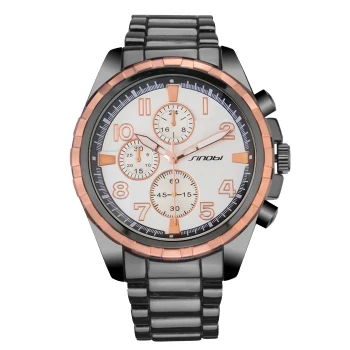 Sinobi Luxury Brand Watches Men Quartz Full steel Watch Military Waterproof Male Business Clock Relogio Masculino | Наручные часы