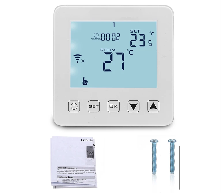 Echo Alexa voice switch wireless thermostat WIFI Gas boiler&Passive contact temperature control for thermostatic radiator valve