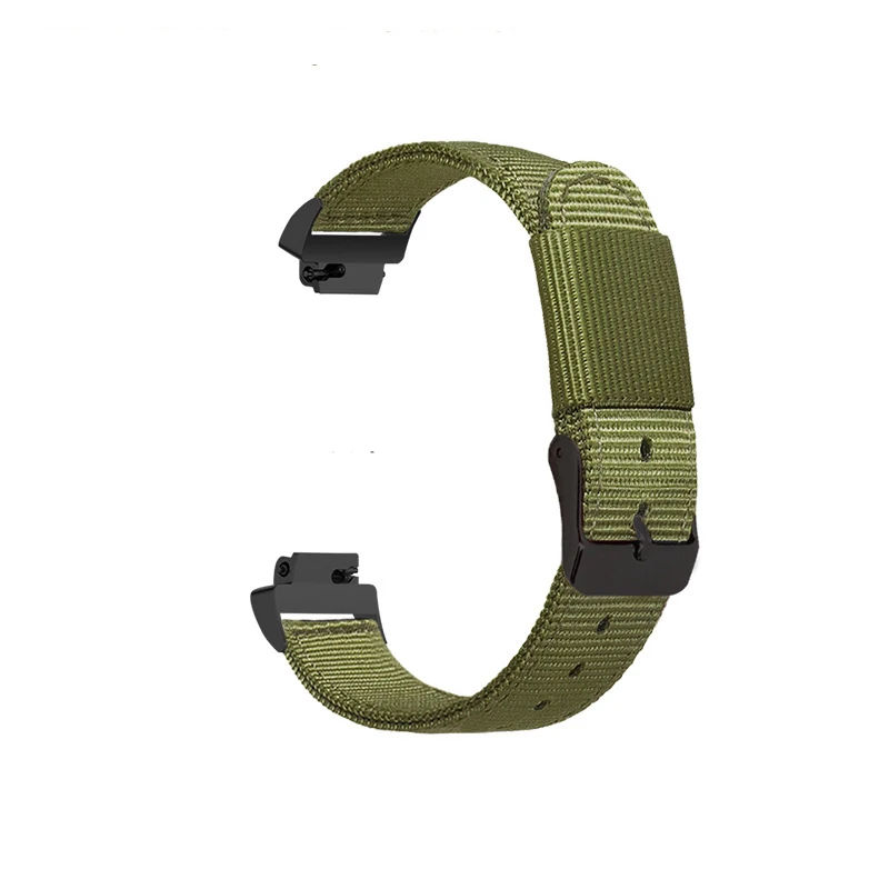 Color4 Нейлоновый браслет на запястье для Fitbit Inspire, кожаный ремешок для смарт-часов, ремешок для Fitbit Inspire HR, ремешок для наручных часов Inspire - Цвет: Color4