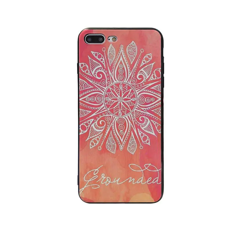 Babaite The mandala chakra Insist yoga Custom Photo Soft Phone Case for iPhone 8 7 6 6S Plus 5 5S SE XR X XS MAX Coque Shell | Мобильные
