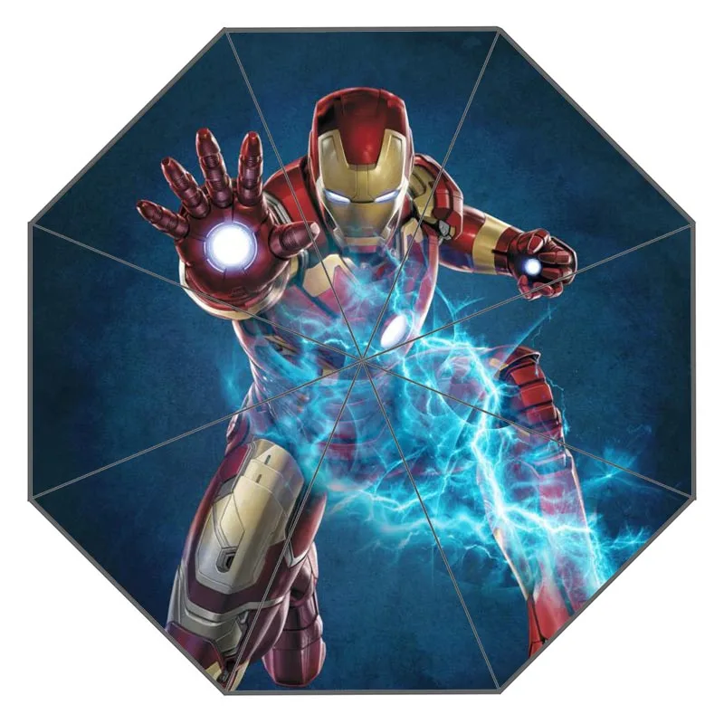 Umbrella Изготовленный на заказ Мстители Зонт с произведением искусства солнечный и дождливый солнцезащитный анти-УФ зонтик# QAZ098K - Цвет: Umbrella