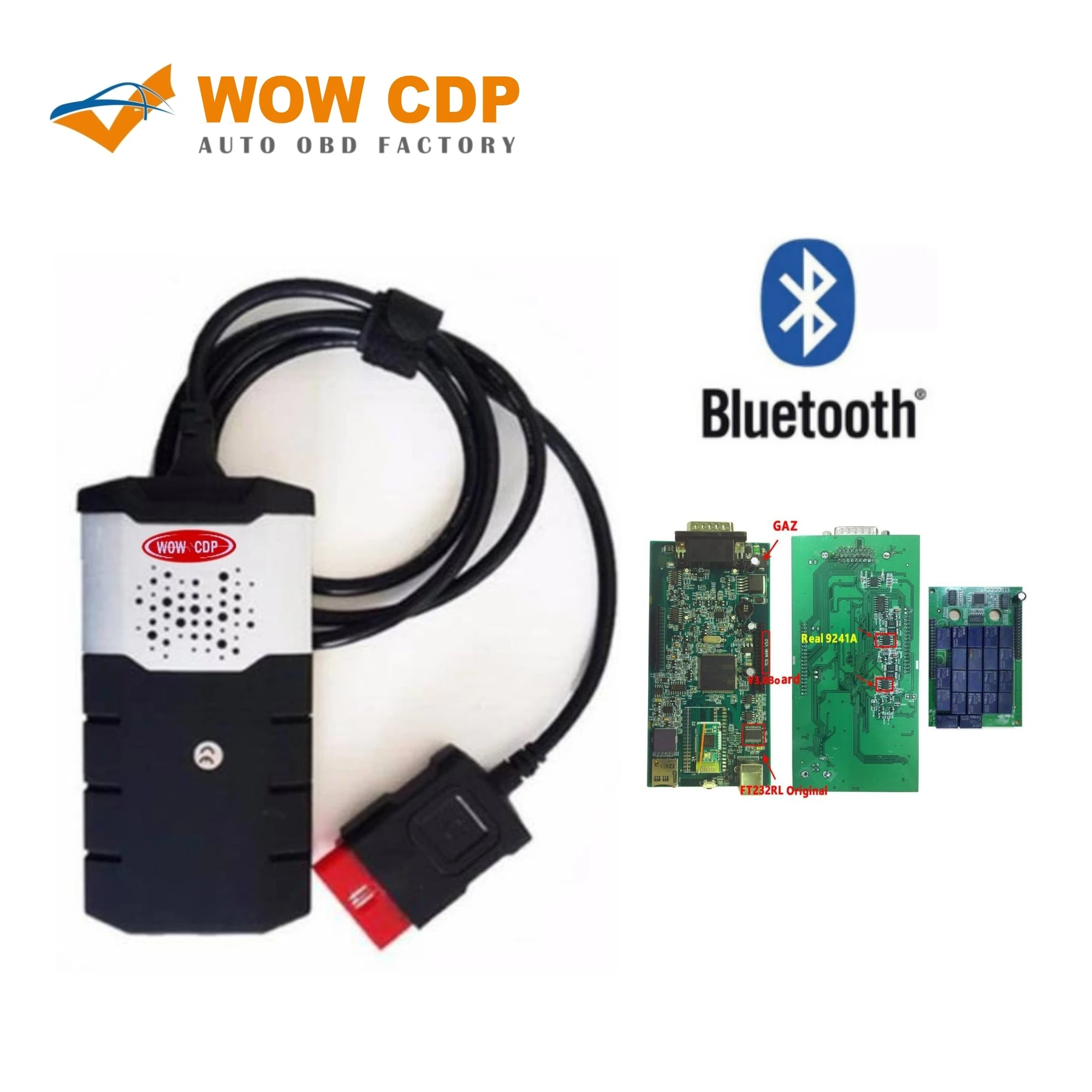 2019 WOW CDP 15R3 или 2016 00 с Keygen для delphis VD DS150E TCS Bluetooth Автомобильный грузовик obd2
