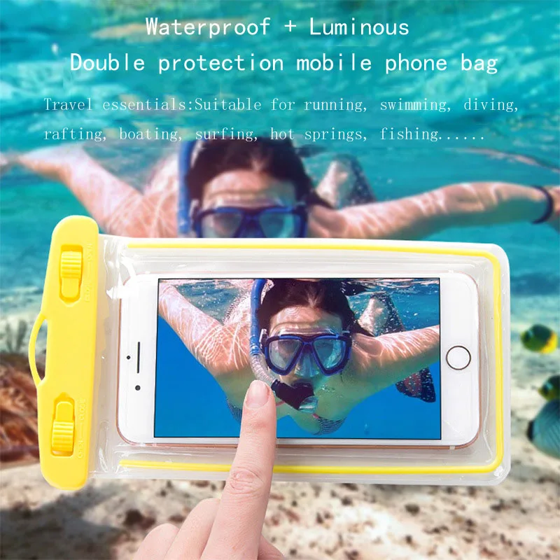 Универсальный Водонепроницаемый Чехол для Телефона iPhone 6 6s 7 8 X XS светящаяся