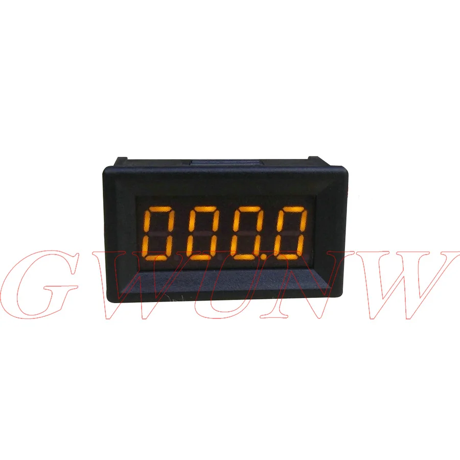 Цвет: желтый GWUNW BY436VK1 DC 0-500,0 в(500 в) 4 бит 0,36 дюймов цифровой вольтметр Панель метр Красный Синий Зеленый Желтый тестер напряжения - Цвет: Цвет: желтый