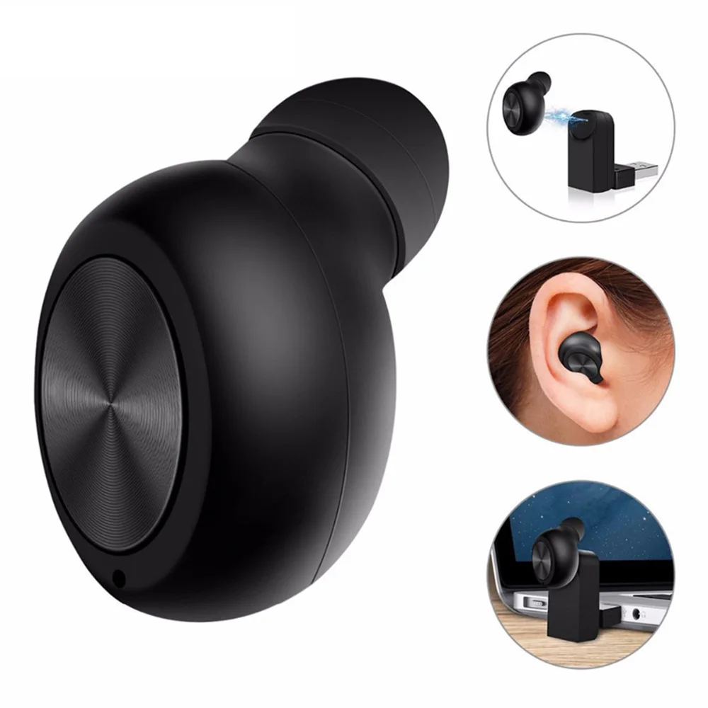 X17 мини невидимые беспроводные Bluetooth наушники глубокий бас звук спортивные