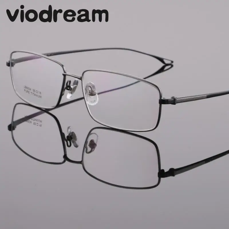 Viodream чистая титановая полная оправа для очков мужские ульсветильник деловые