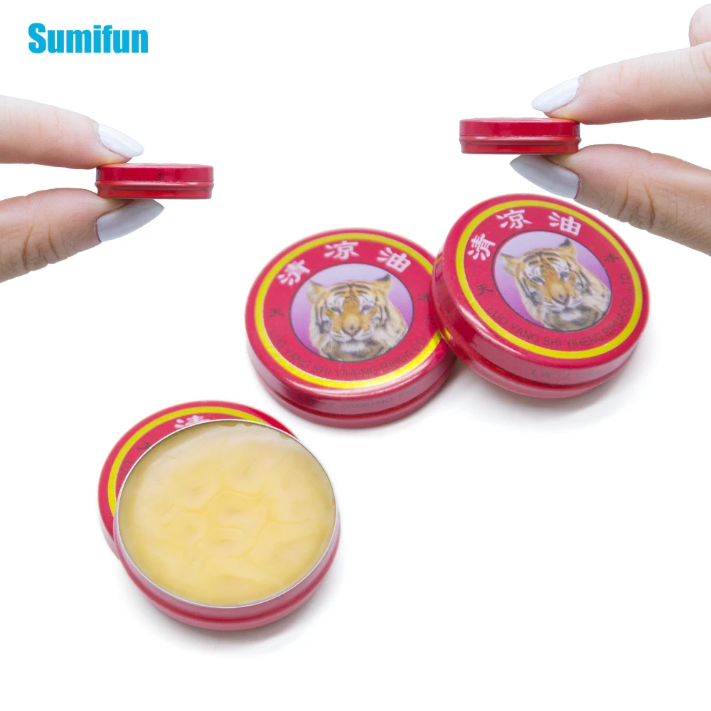 Sumifun, 7 шт., массажный крем с красными мышцами, крутой крем, китайский бальзам с тигром, эфирное масло для взрослых, мазь для снятия болевых ощущений D1562