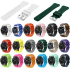 Ремешок для часов DAHASE 18 видов цветов для Samsung Gear S3 Frontier, силиконовый ремешок для Gear S3, классический спортивный резиновый ремешок на запястье
