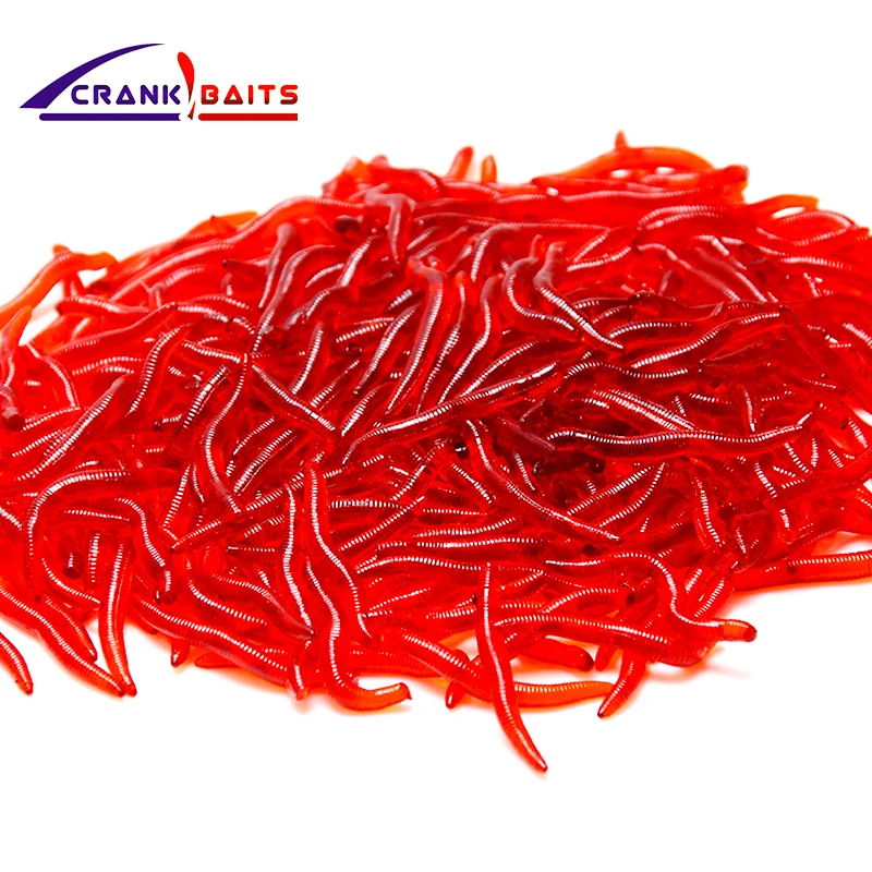 Кривошипные приманки 100 шт./лот 4 см искусственный червь для рыбалки рыболовные