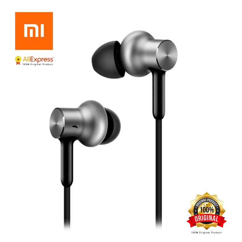 Оригинал Сяо mi Гибридный Pro HD наушники круг гладить проводной Earset Шум отмена Xiaomi