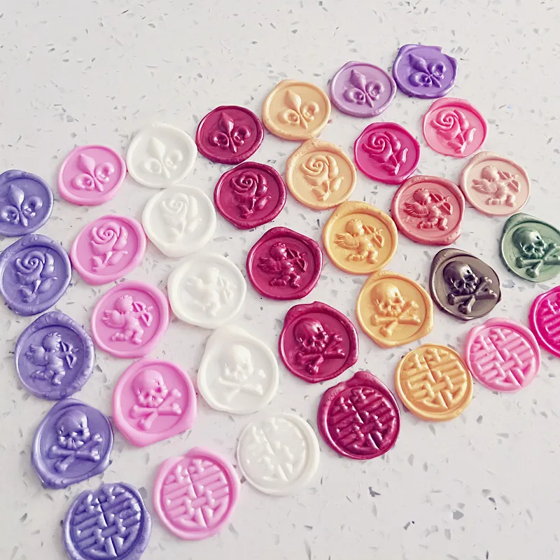 New product Embossed 3D rose flower Leaf unicorn rose skull Wax Seal stamp,wedding laurel wax stamp,envelope seal, 3D seal