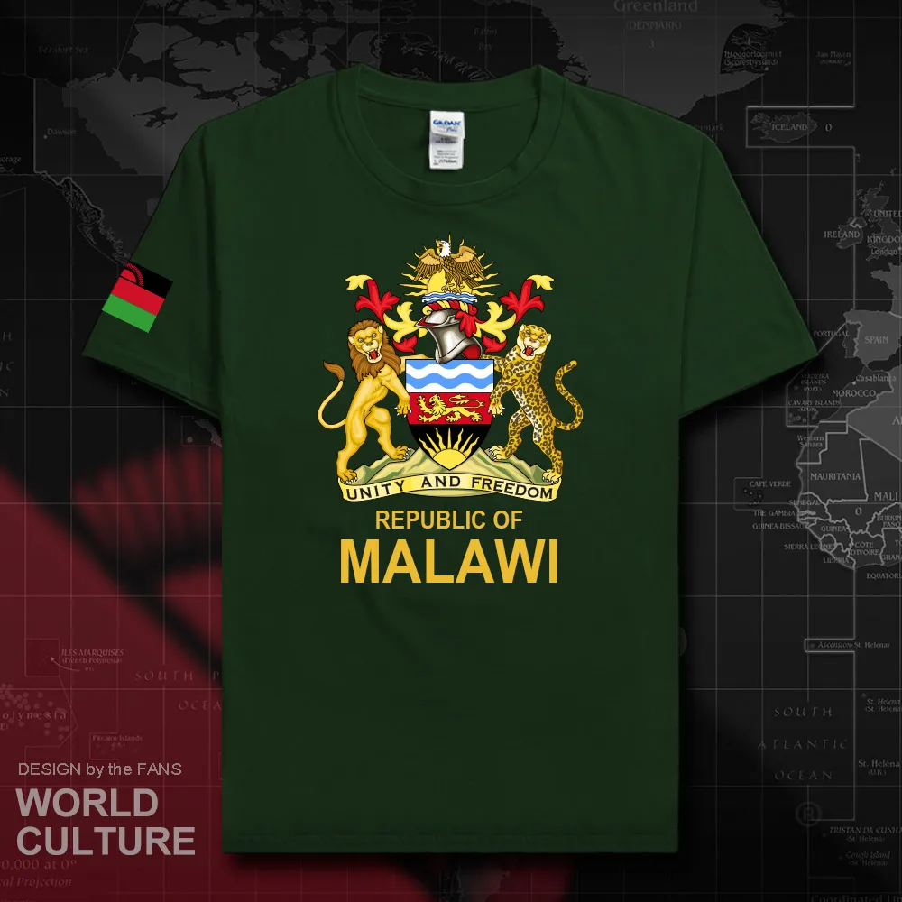

Футболка Малави, мода 2018, трикотажные изделия, 100% хлопок, футболка, одежда, футболки для кантри, спортзал, Малави, MW MWI 20