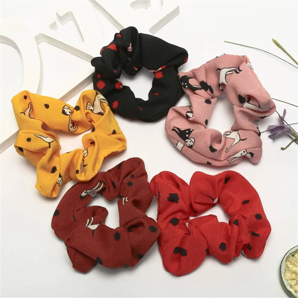 Милая повязка для Для женщин девочек эластичная резинка-пружинка волос галстук