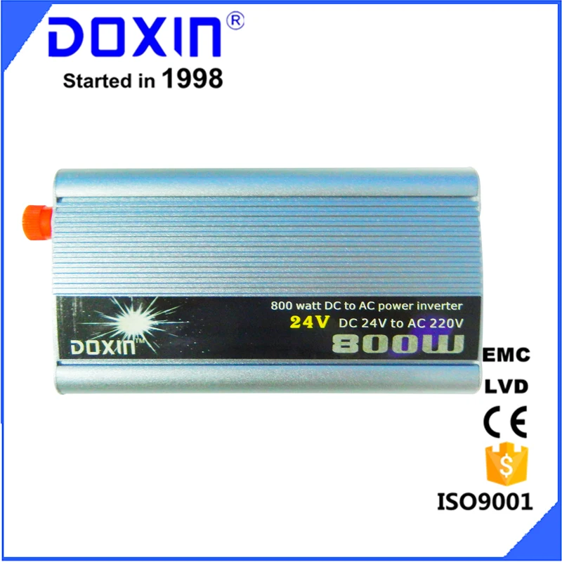Doxin Modified Sine Wave Car Portable Power Inverter Charger DC to AC 800W 1600W(Peak) 24v 220v | Inverters