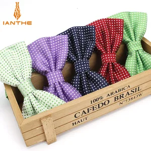 Мужской модный формальный галстук-бабочка Ianthe из полиэстера, классические галстуки-бабочки в горошек, красочная бабочка, галстук-бабочка для свадьбы, вечеринки, галстук-бабочка для питомца, галстук-бабочка для смокинга