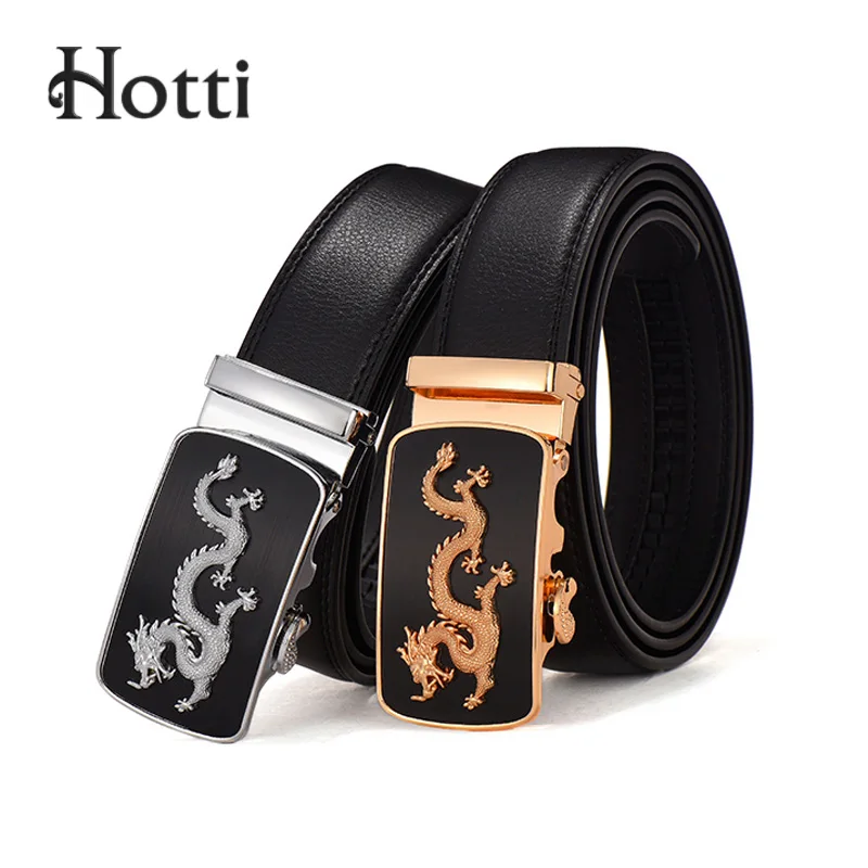 Мужской ремень из натуральной кожи с пряжкой в виде дракона | Аксессуары для
