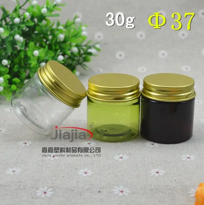 Банка для домашних животных 30 г зеленая/прозрачная/коричневая/светло зеленая