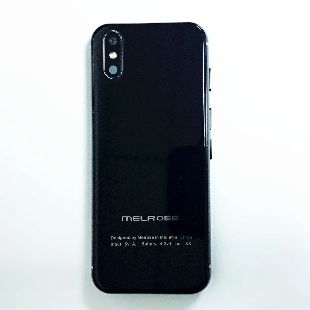 Маленький смартфон Melrose, 3,4 дюйма, маленький экран MT6739V, 1 ГБ, 8 ГБ, Android 8,1, карманный мини-студенческий мобильный телефон с отпечатком пальца