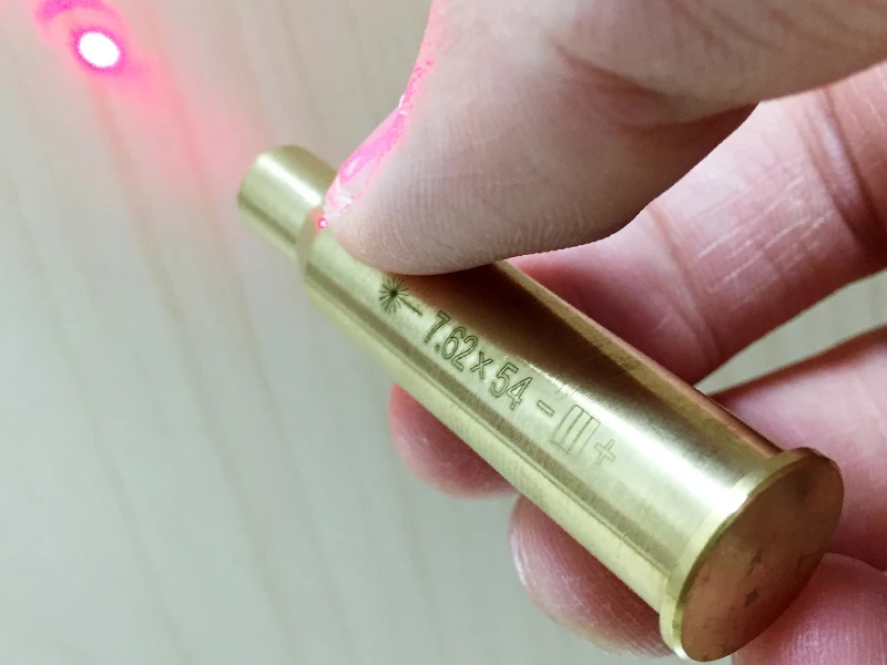 Тактический armiyo пистолет Boresighter CAL: 7,62 X 54R картридж винтовка Диаметр прицел красный лазерный охотничья стрельба аксессуары без батарей