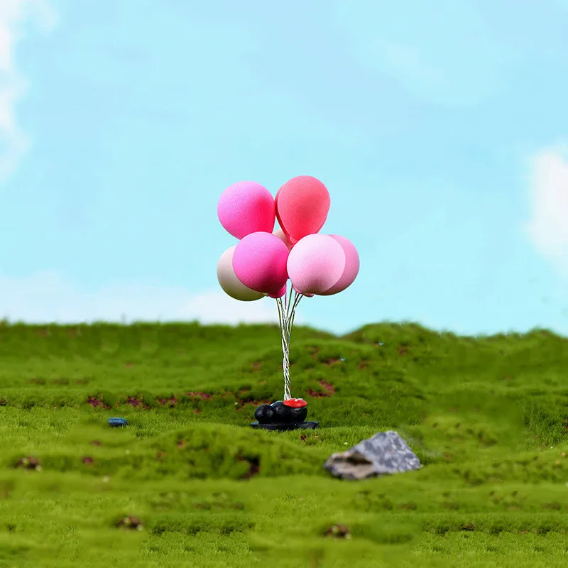 Моделирование ПВХ воздушный шар модели аниме Рисунок мультфильм микро пейзаж