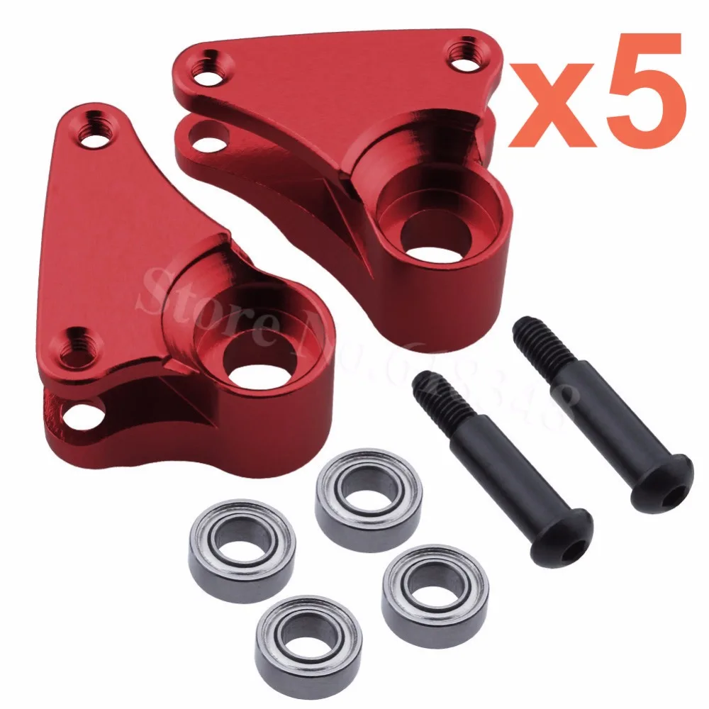 10 шт. алюминиевые втулки для подшипников и задних рычагов RC Traxxas 1/16 Slash 4WD E Revo sumит