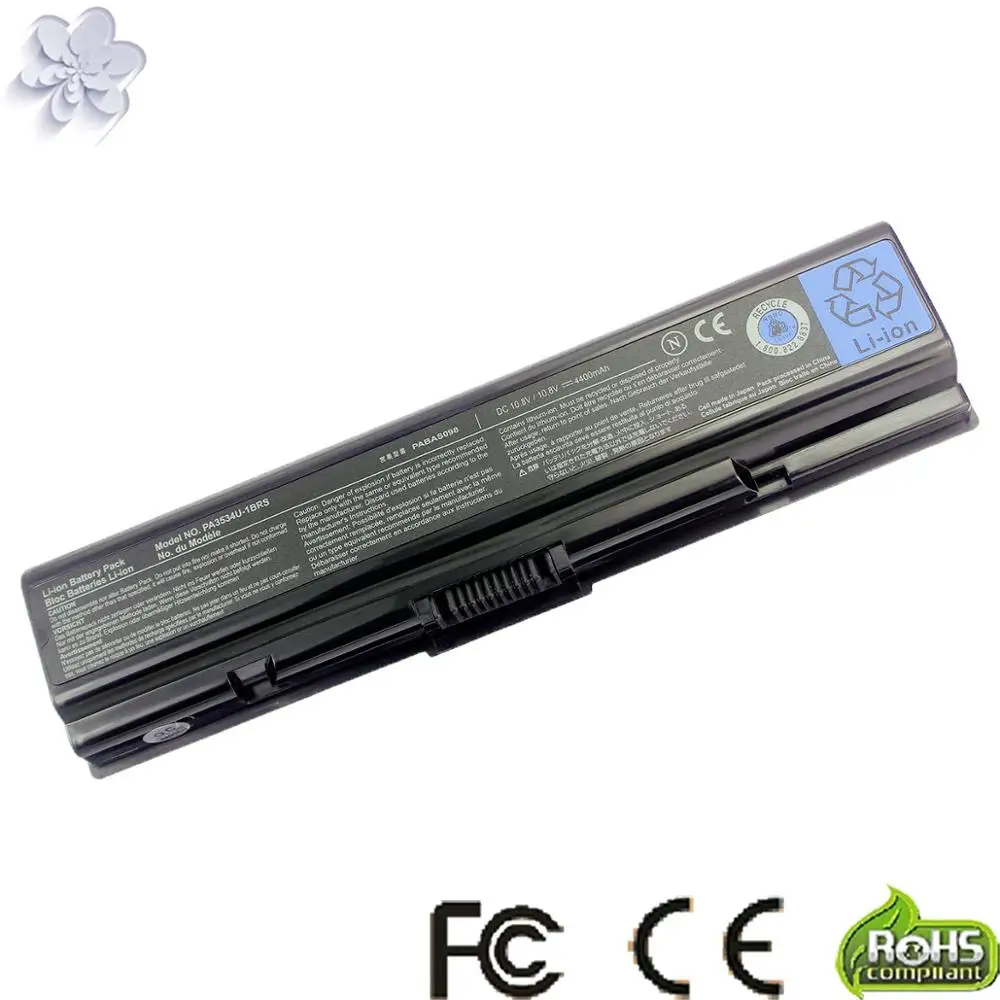 Аккумулятор для ноутбука Toshiba pa3534, pa3534u, Satellite A300, A500, L200, L300, L500, L550, L555, с системой «Satellite» и системой «PA3534U-1BAS»