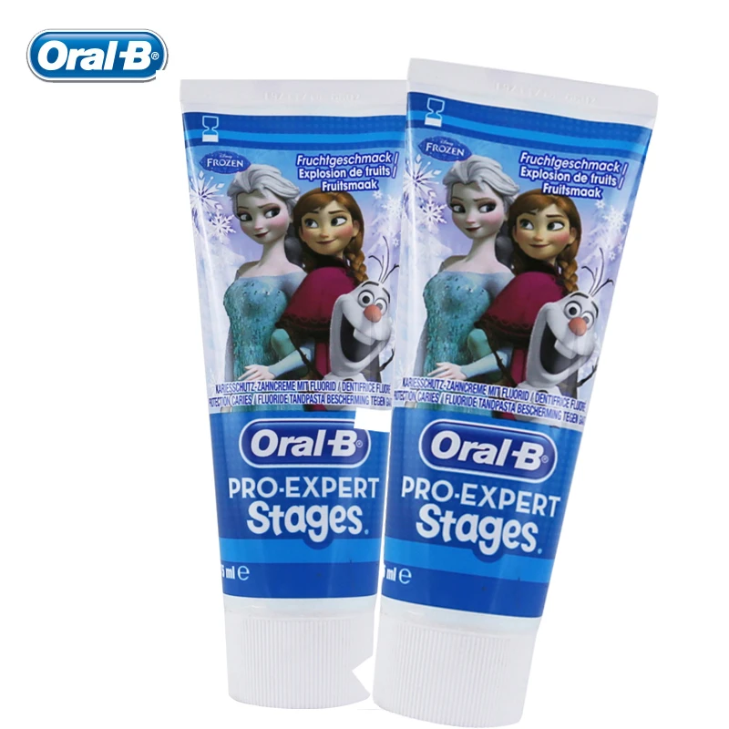 Детская зубная паста Oral B Pro expert Stage с низким коэффициентом потускнения без