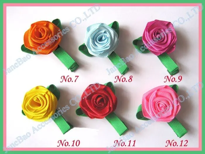 Бесплатная доставка 200 шт. шпильки для волос в виде цветов розы разноцветные