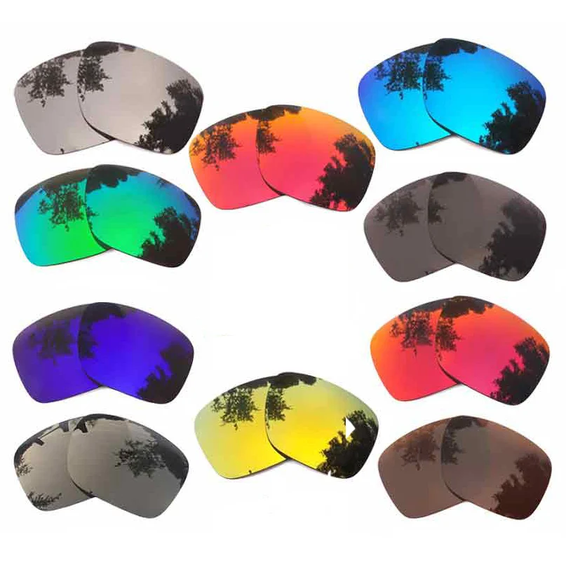 10 Different Color Поляризованные зеркальные покрытие Сменные линзы для-Oakley Jawbone вентилируемый рамка мульти-Цвета - Цвет линз: 10 Different Color