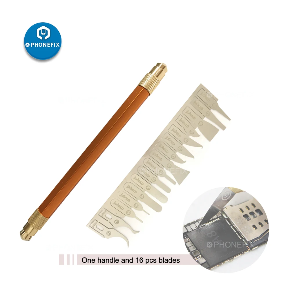 PHONEFIX A8 A9 A10 A11 CPU NAND IC чипы удаление гравировального лезвия клей чистящий рычаг для