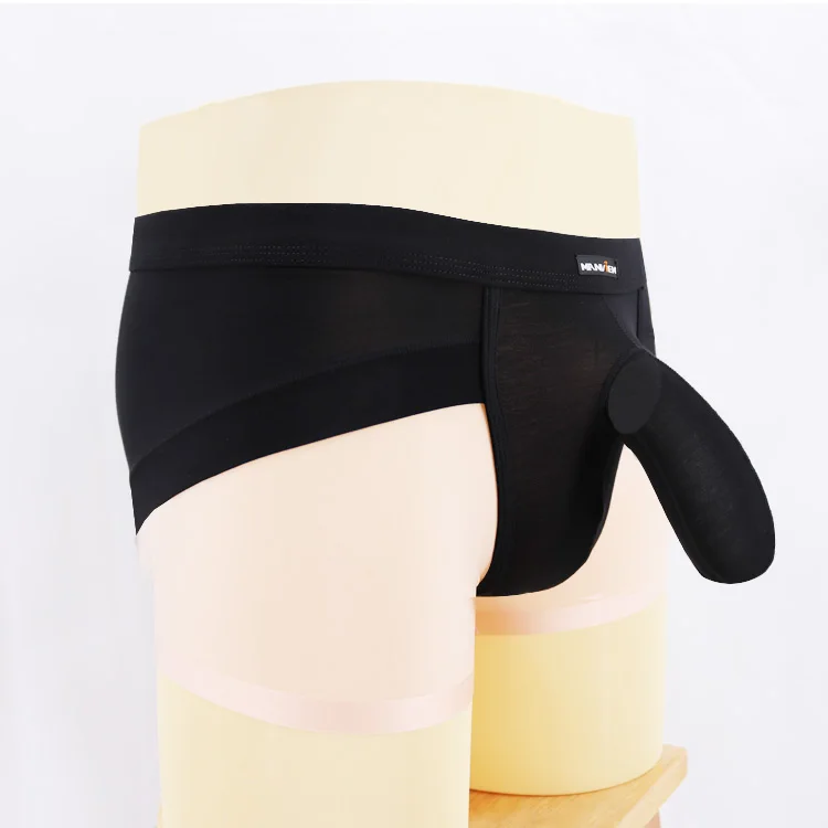 Мужские трусы из модала manview дышащие мужские модные u-образные с карманом для яиц