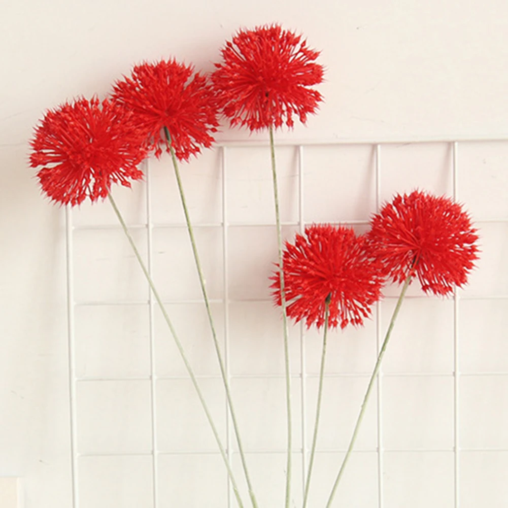5 вилки сад 72 см Искусственный Одуванчик цветы из шелка гиацинт цветок для