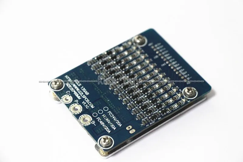 13S 48V литий-ионная литиевая батарея 20A 18650 защита батареи BMS PCB плата с балансом