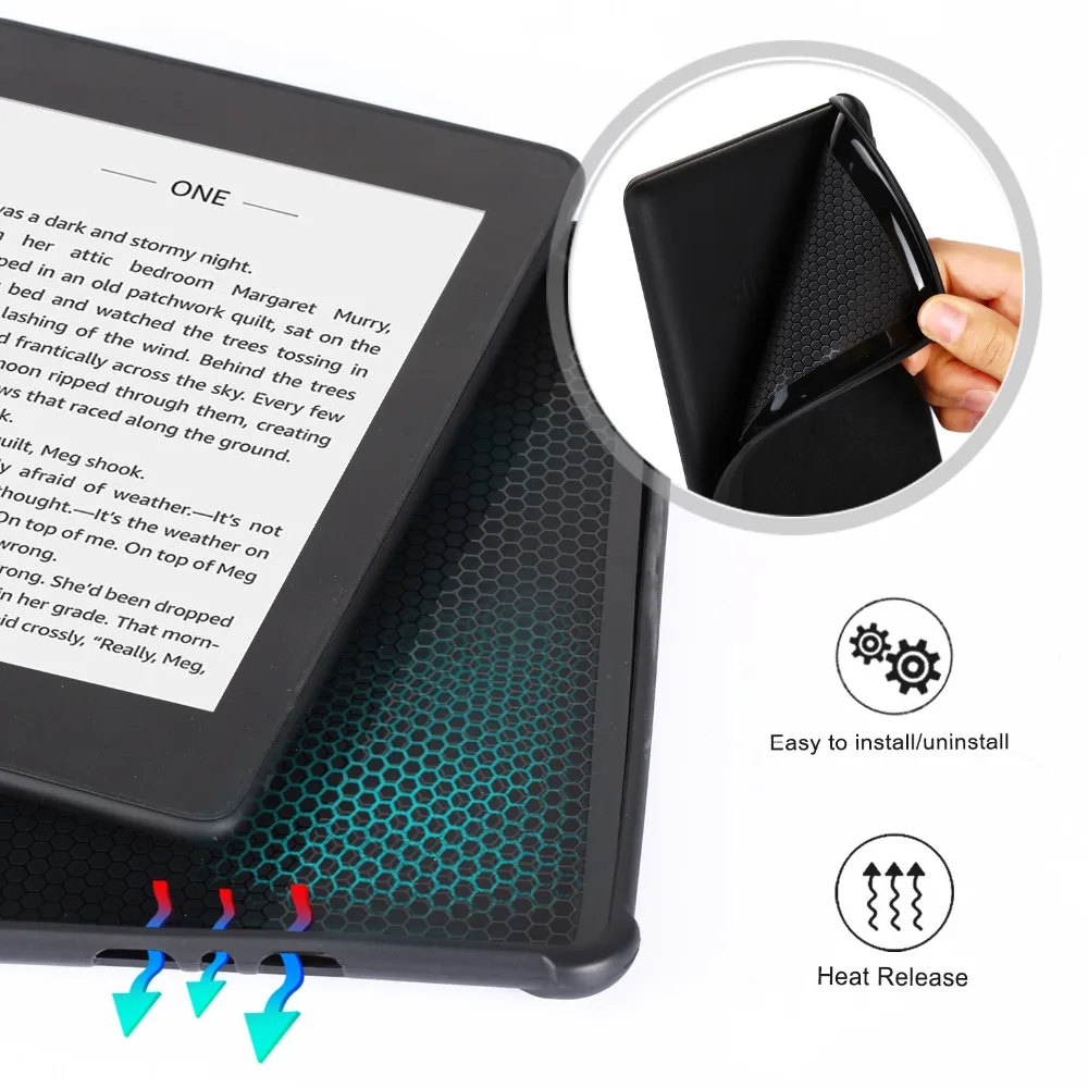Силиконовый мягкий винтажный ультратонкий чехол для Amazon Kindle Paperwhite 4 2018 kindle 10-го