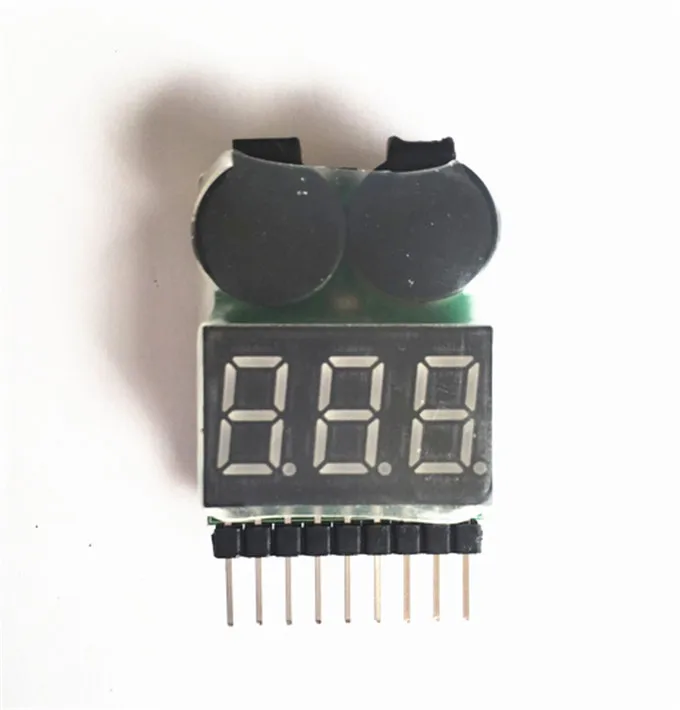 1-8S низкого напряжения Звуковой сигнал Lipo/li-ion/Fe напряжение батареи 2в1 тестер